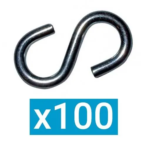 100 Crochets acier ESSE 3mm ING FIXATIONS - A199555