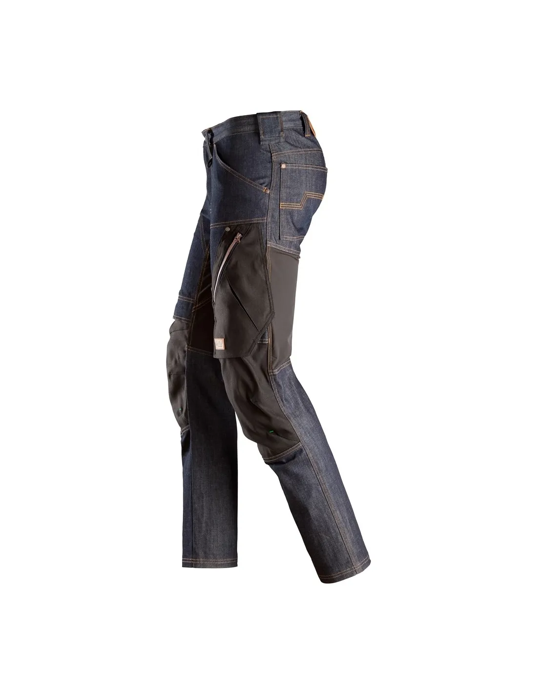 6956 - FLEXIWORK, PANTALON DENIM SNICKERS WORKWEAR  - Pantalons Enfant