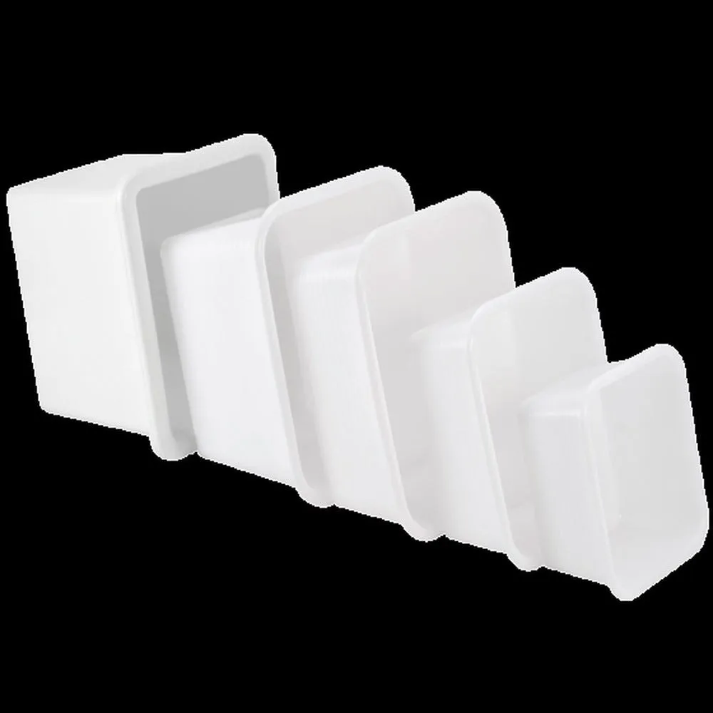 Bac profond coloris blanc