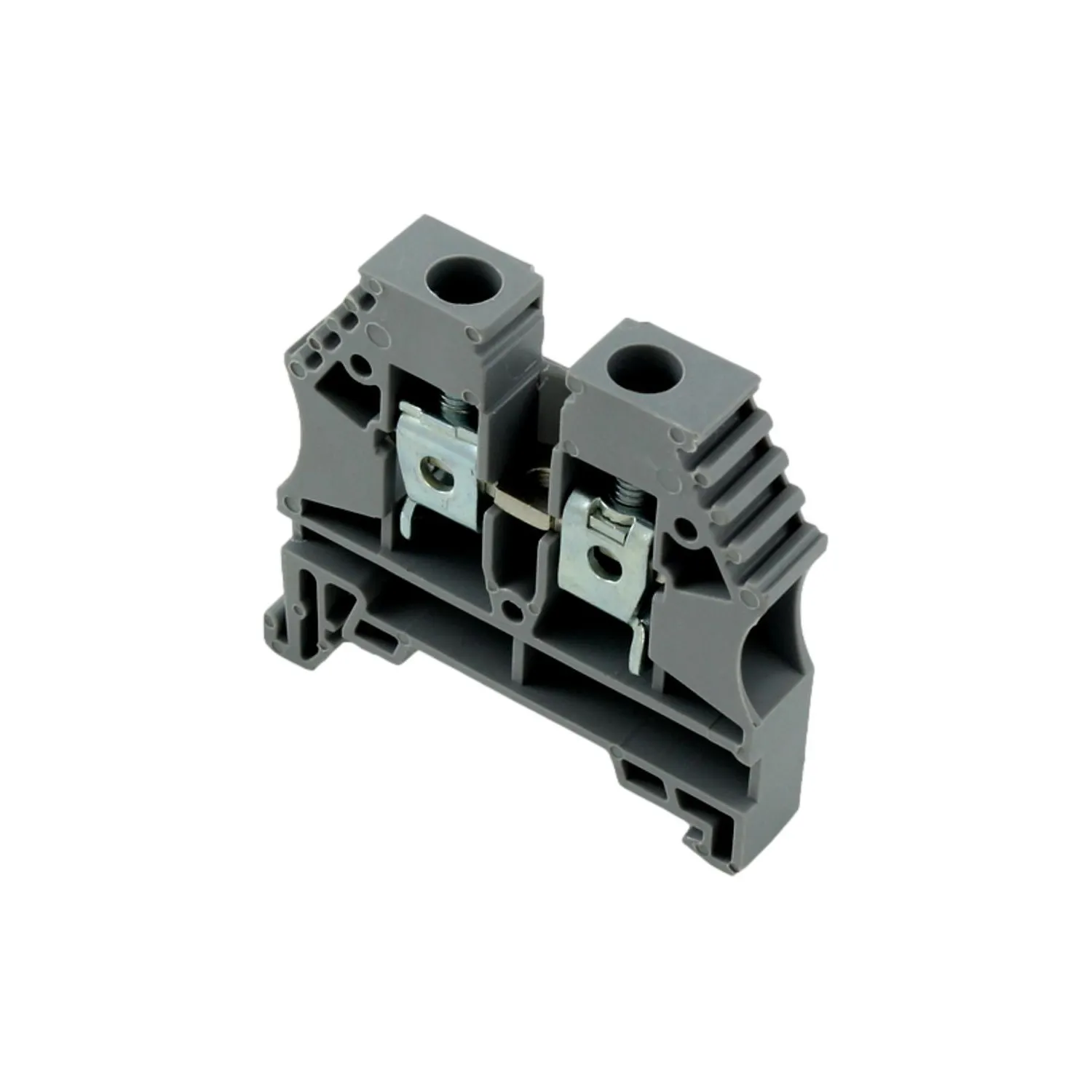 Bloc de jonction Gris - câbles 10mm² - 50A - connexion à vis