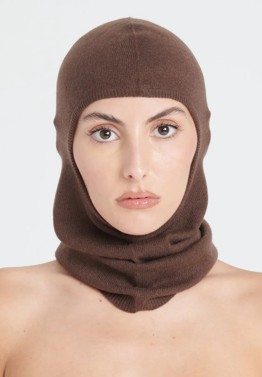 Bonnet cachemire marron - UNI 9