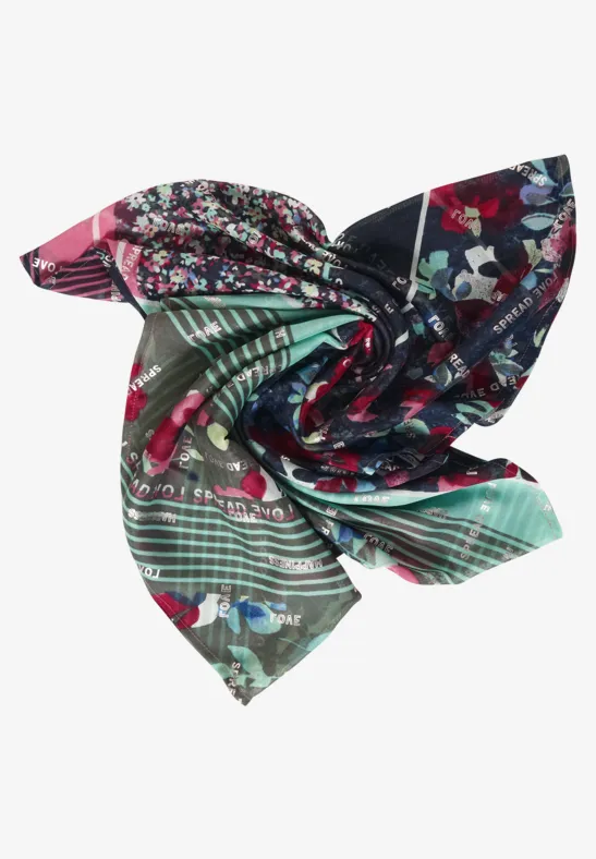 CECIL Écharpe tour de cou dans un look patchwork 