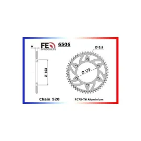 COURONNE ALU CR125 83A07 36 520 ALU