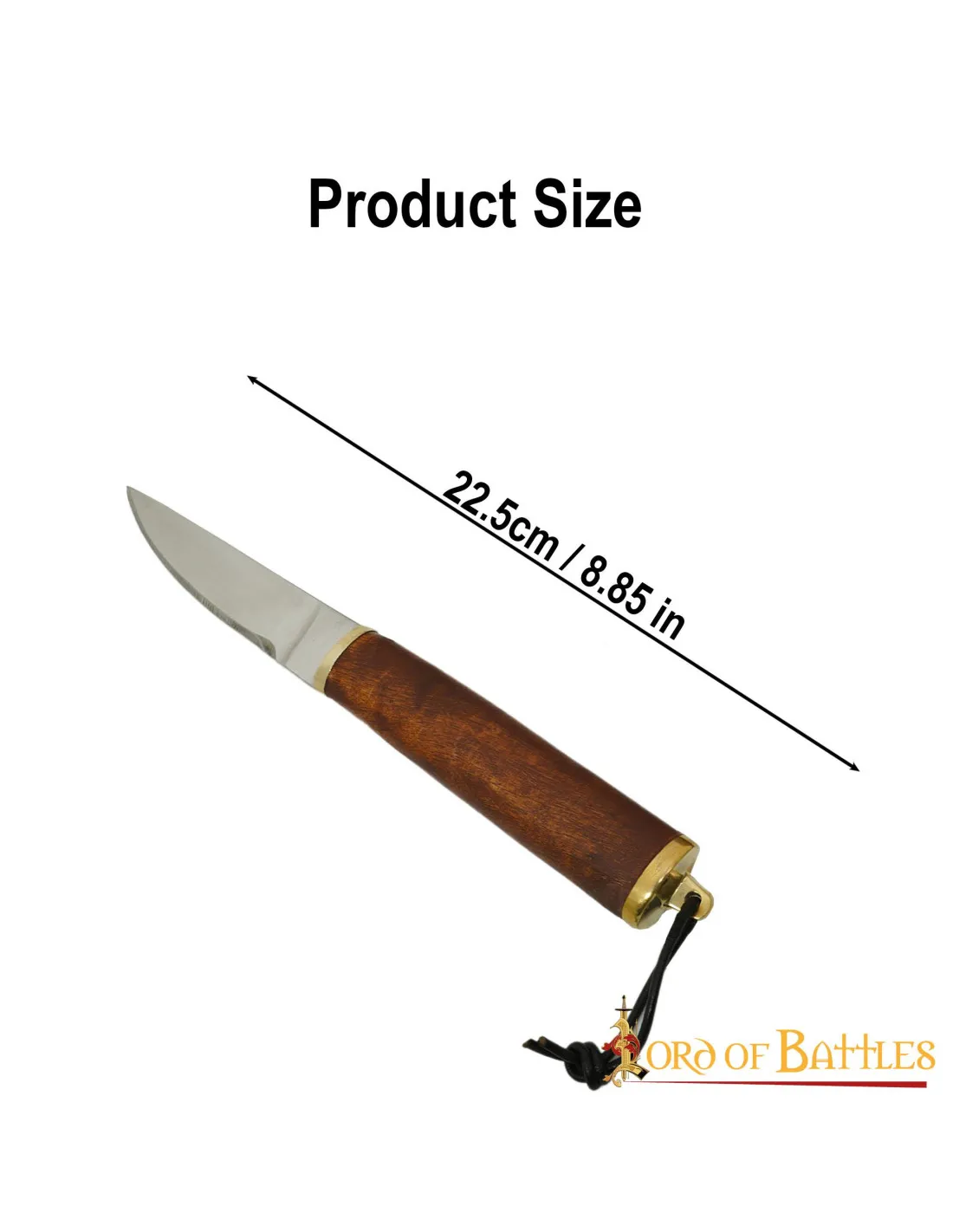 Couteau Viking avec étui en cuir véritable ⚔️ Boutique Épées