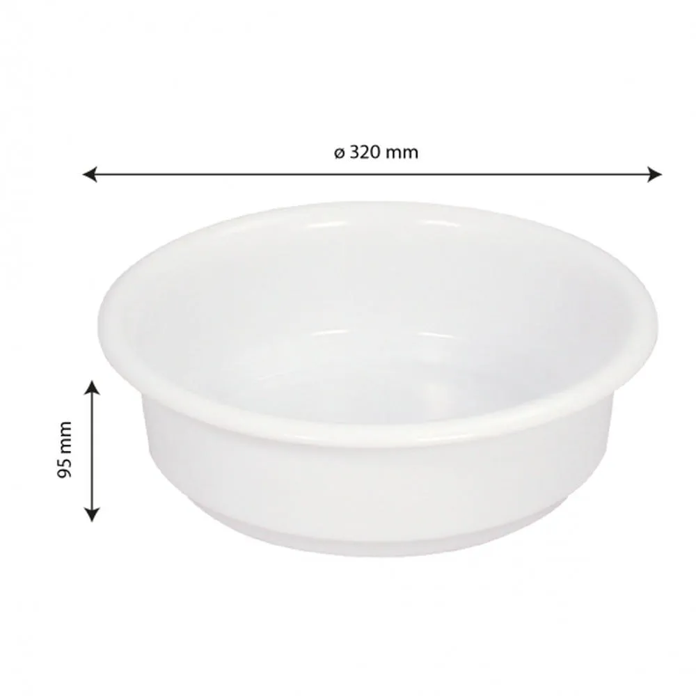 Cuvette ronde coloris blanc
