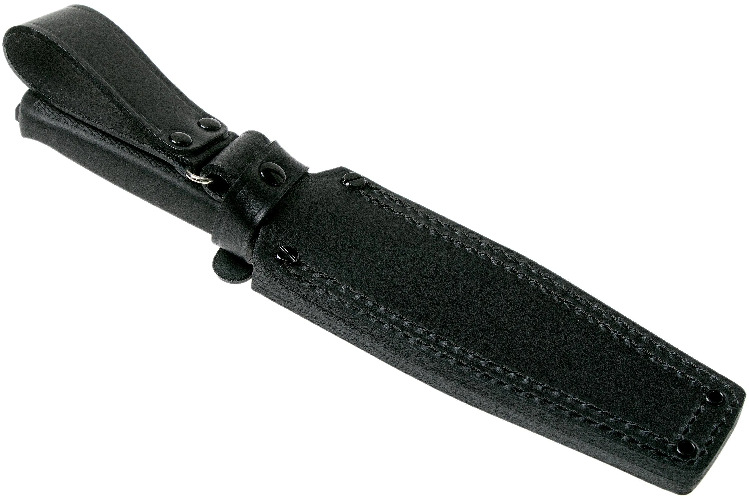 Fällkniven A1, noir, étui en cuir, A1BL
