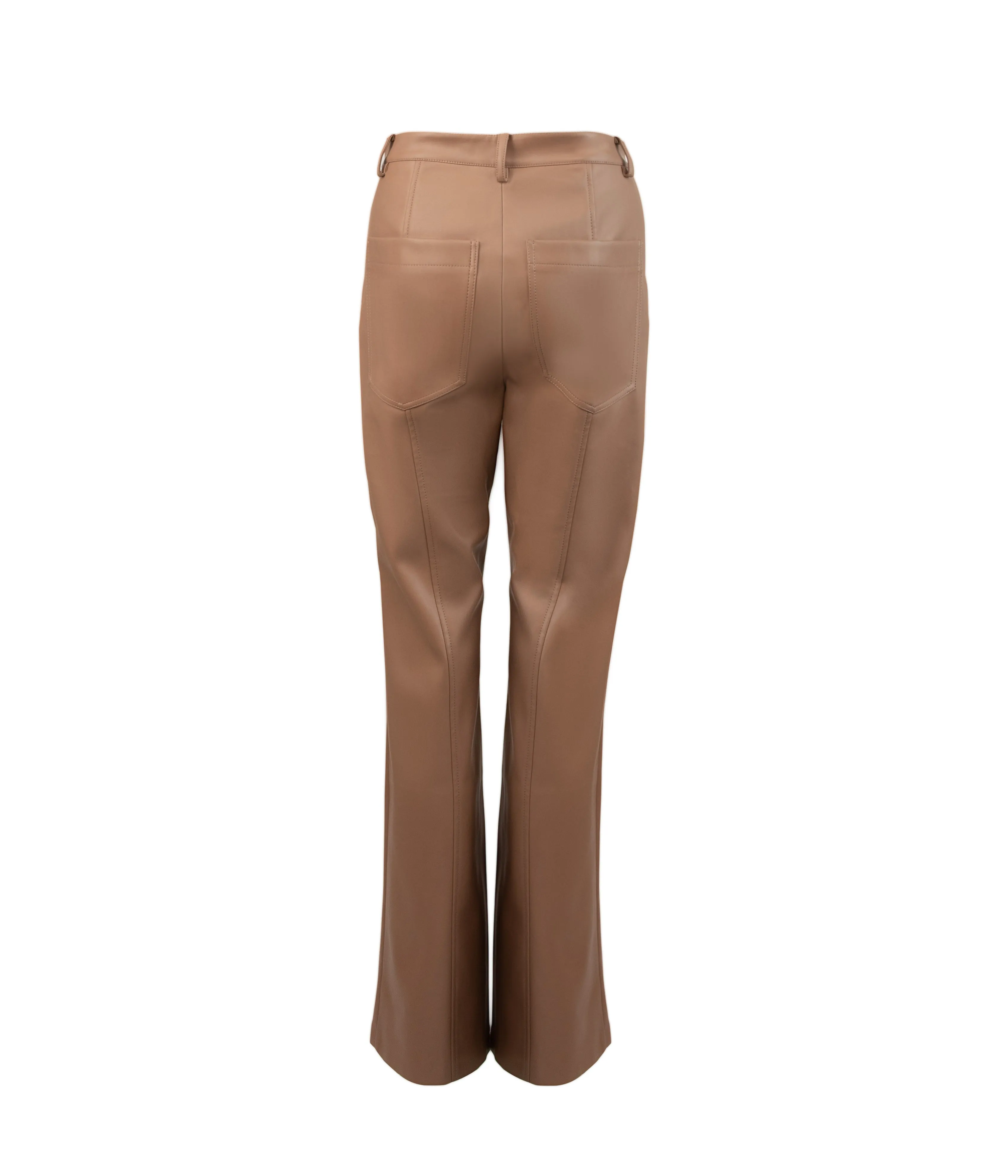GWEN Pantalons végétaliens à taille haute pour femmes