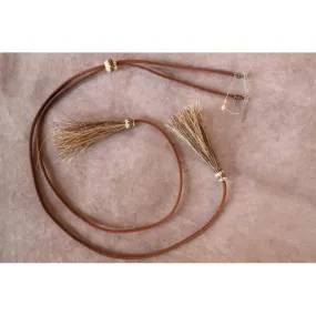 JUGULAIRE EN CUIR (2 coloris)