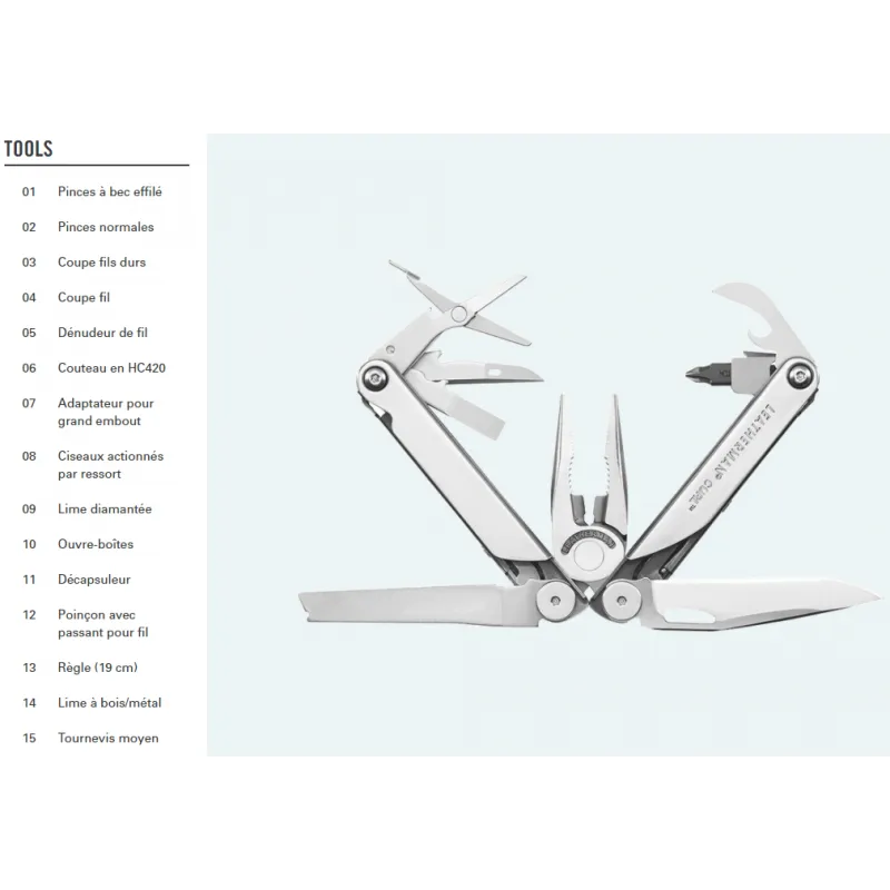 Leatherman Outil multifonction CURL™ avec étui nylon