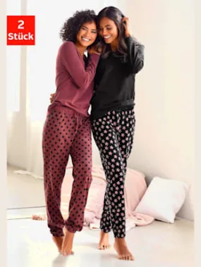 Lot de 2 pyjamas avec imprimé étoile