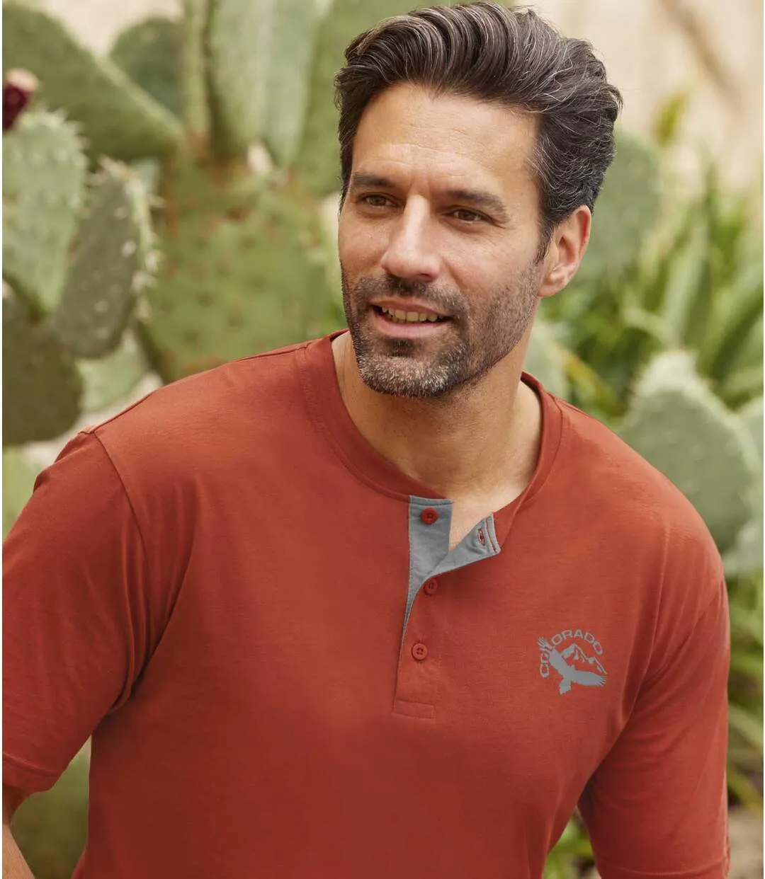 Lot de 3 Tee-Shirts Col Tunisien Colorado Escape 