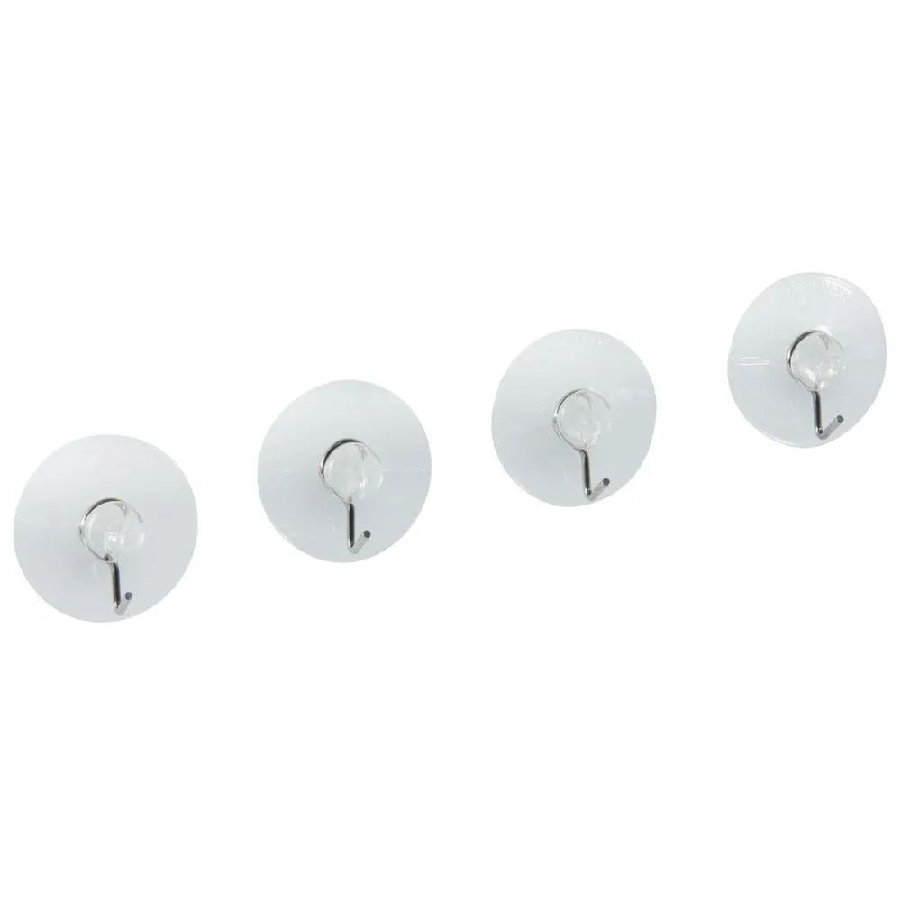 Lot de 4 crochets à ventouse tecno