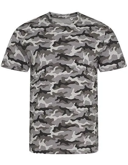 Lot de 5 Just Ts JT034 T-Shirts Camo à Manches Courtes Pour Homme
