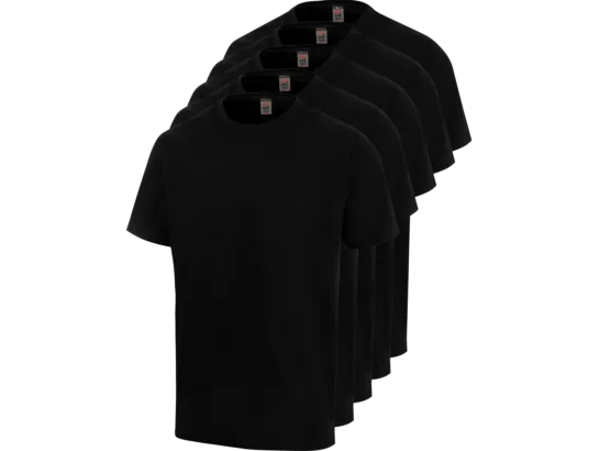Lot de 5 tee-shirts de travail Würth MODYF noir
