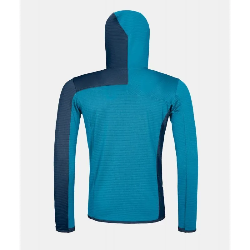 Ortovox Fleece Light Grid Hooded Jkt - Polaire homme | Hardloop