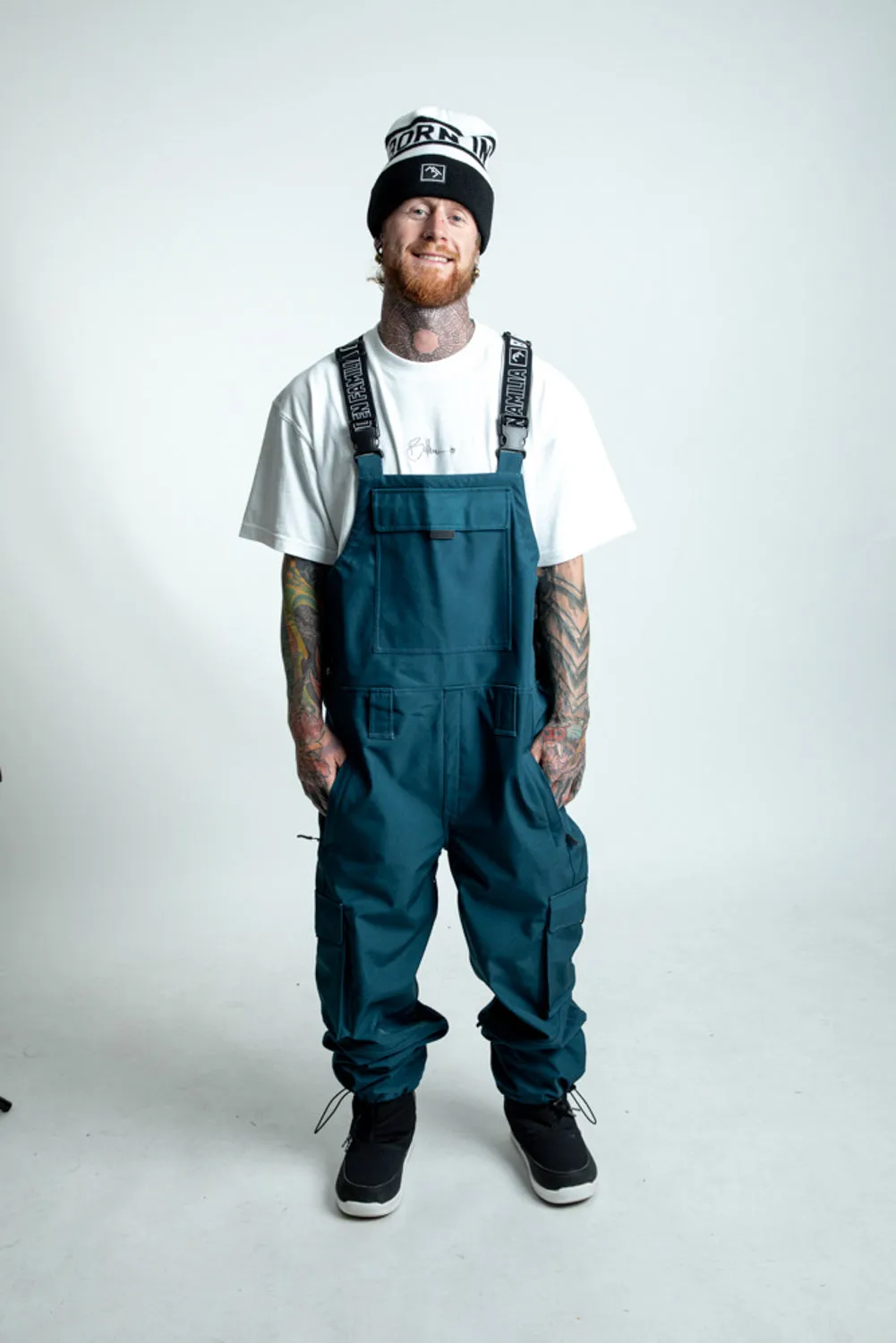 Pantalon à bretelles Access Evergreen Teal