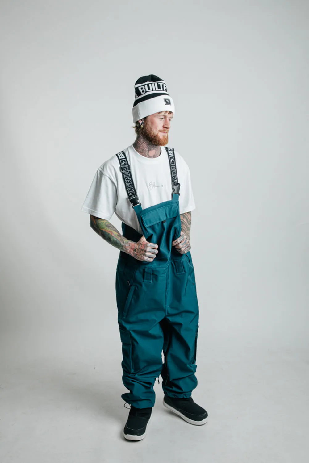 Pantalon à bretelles Access Evergreen Teal