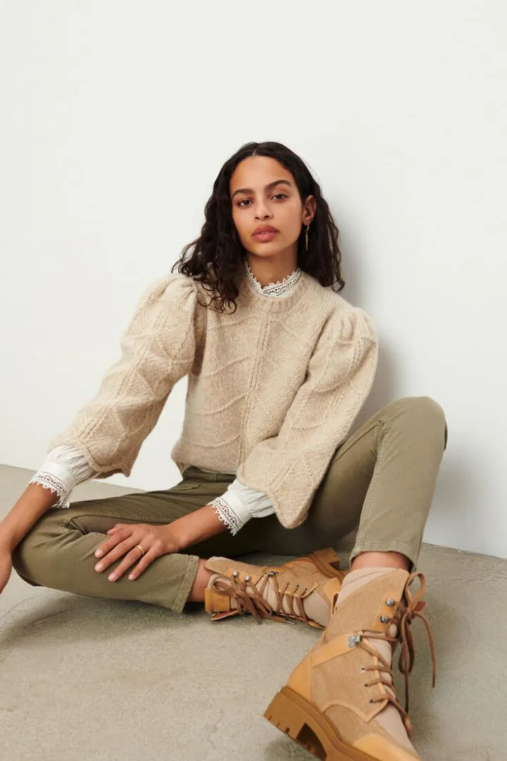 PANTALONS & JEANS ba&sh Femme | CSALLY. Blancecru