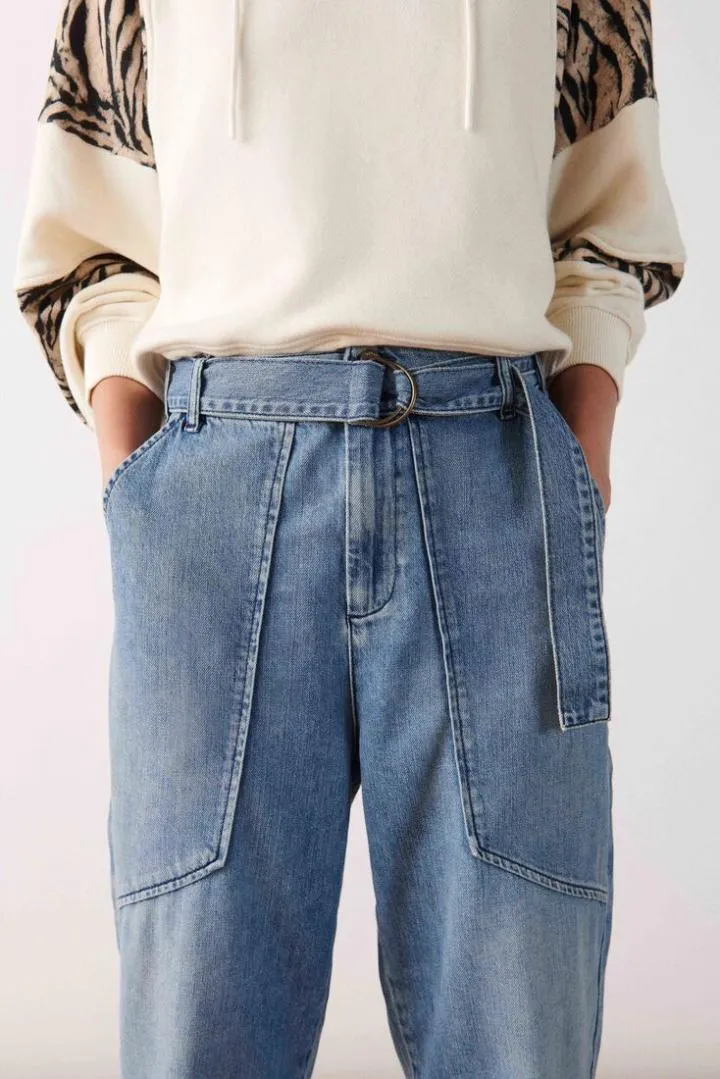 PANTALONS & JEANS ba&sh Femme | FABIO. Bleu