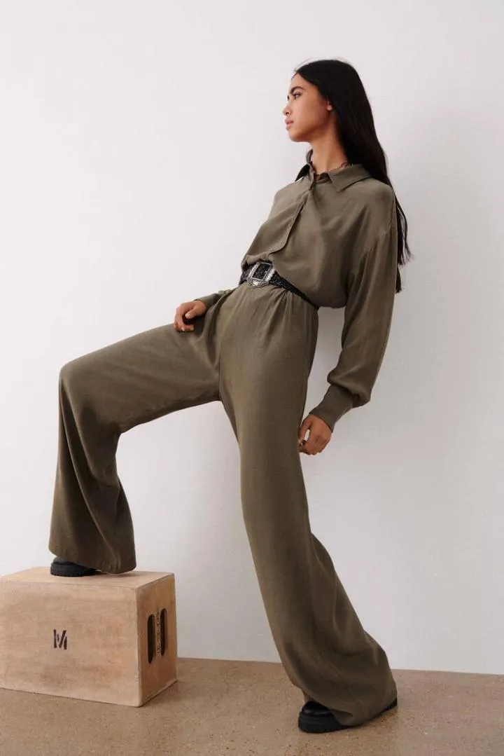 PANTALONS & JEANS ba&sh Femme | MIHA. Kaki