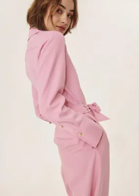 Pantalons & Jeans TARA JARMON Femme | Combinaison Chiara rose en toile tailleur