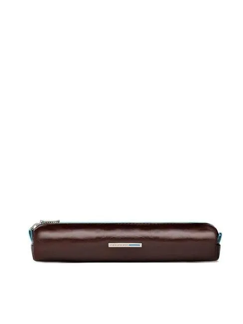 Piquadro Blue Square Étui En Cuir Acajou - Achetez À Prix Outlet!