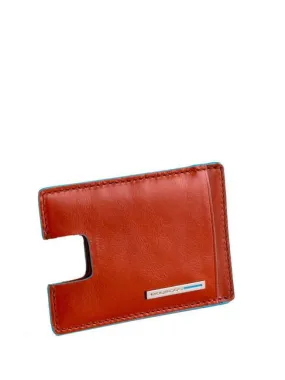 Piquadro Blue Square  Porte-Cartes Plat En Cuir Cuir4 - Achetez À Prix Outlet!