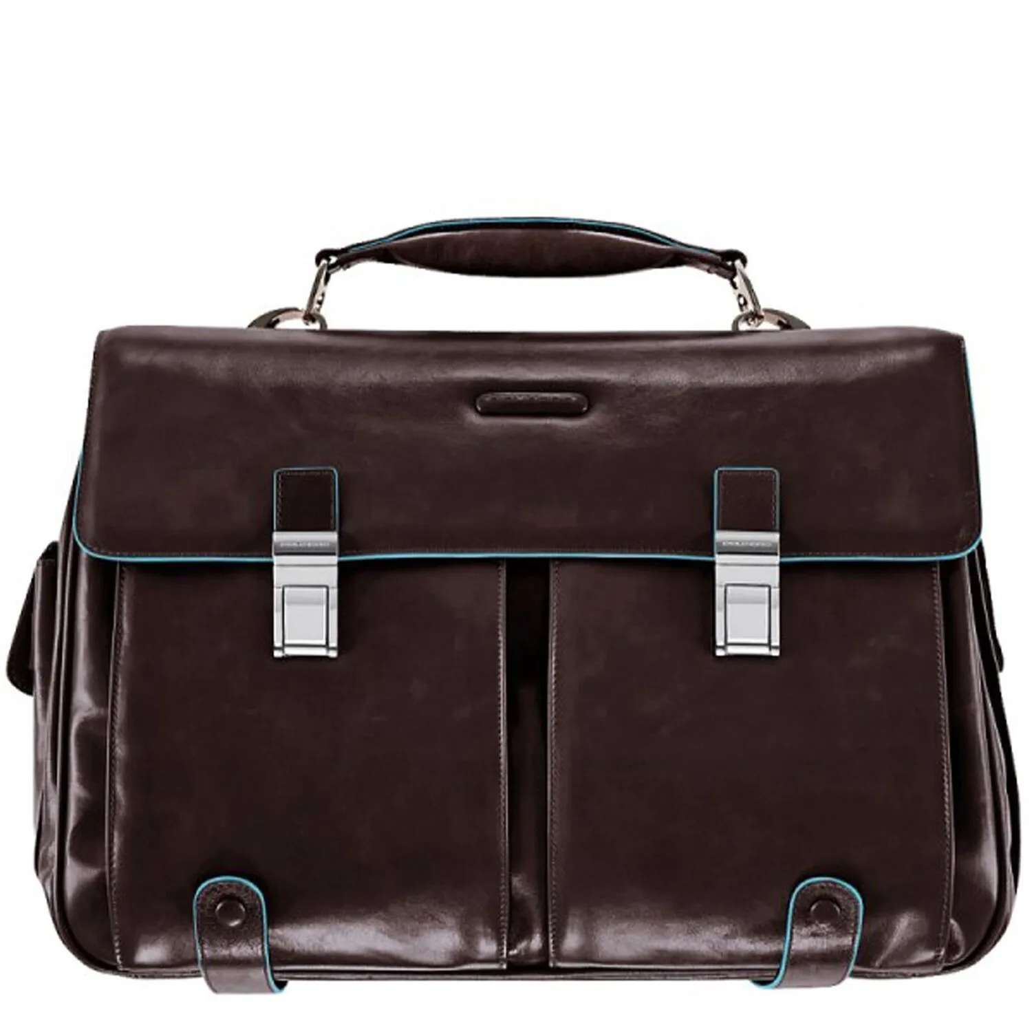 Piquadro Blue Square Porte-documents en cuir 43 cm Compartiment pour ordinateur portable