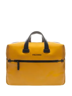 Piquadro Line Mallette Pour Pc 14 "/ Ipad 10,5" Jaune - Achetez À Prix Outlet!