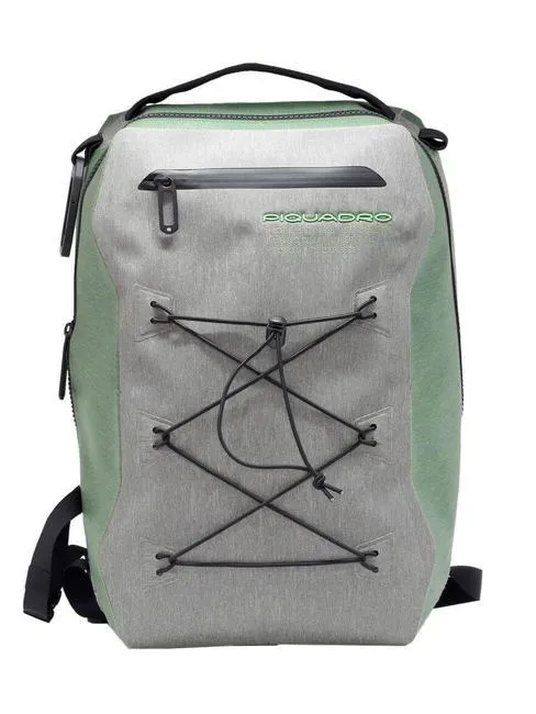 Piquadro  Sac À Dos Pour Ordinateur Portable Hk 15,6 Po Gris Vert - Achetez À Prix Outlet!