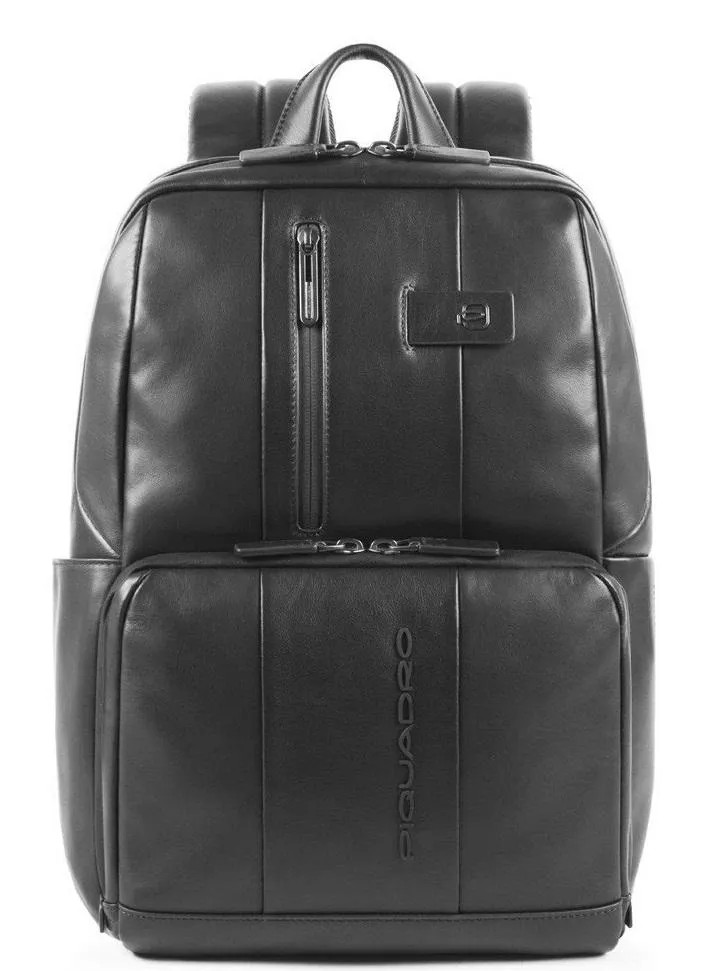 Piquadro Sac À Dos Urban, Support Pc 14 " Noir - Achetez À Prix Outlet!