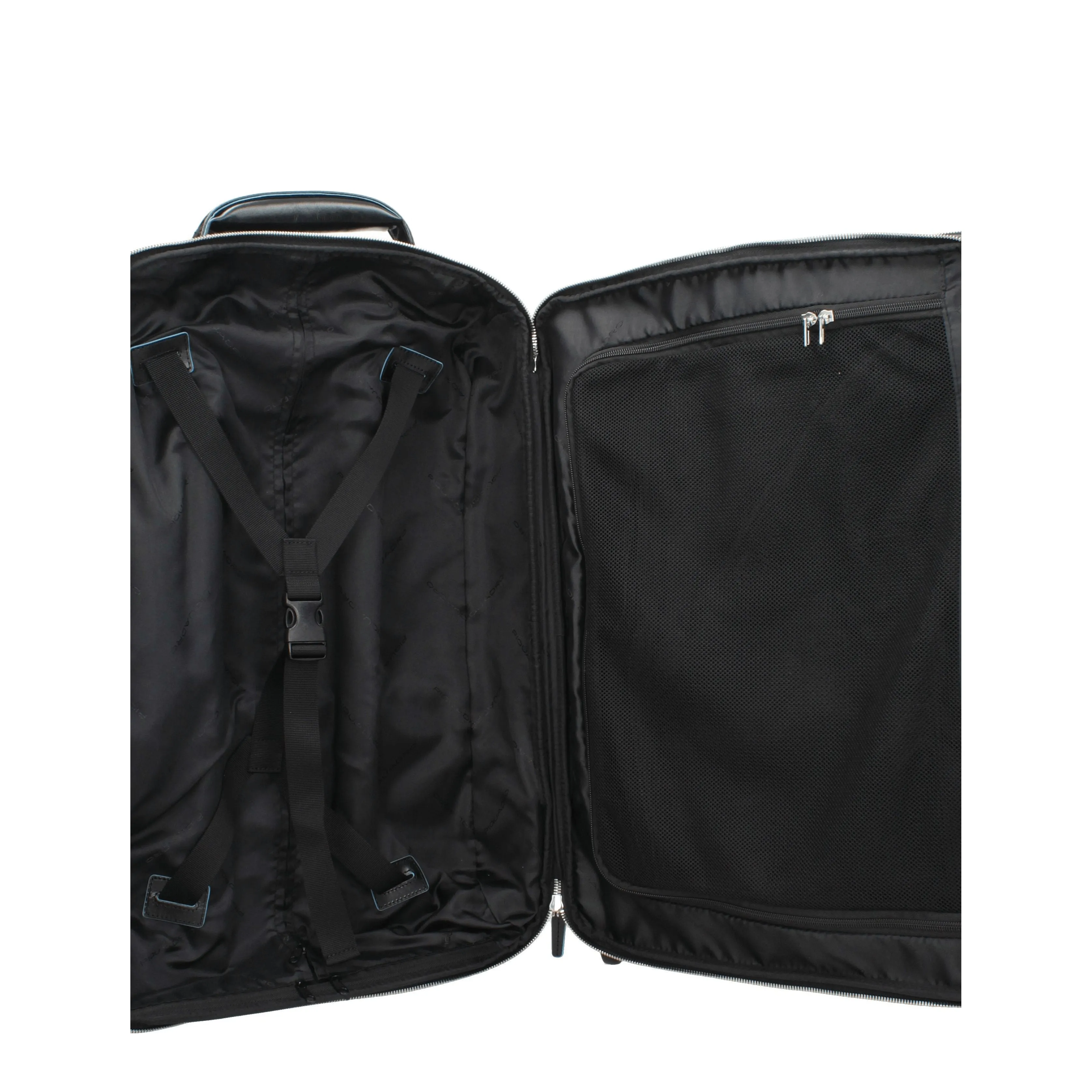 Piquadro Trolley Cabin 45L Men Cuir noir