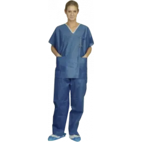 Pyjamas de bloc Tunic Bleu - 35 g/m2