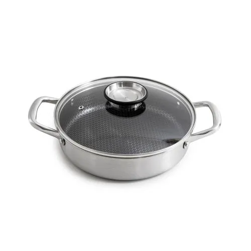 Sautoir 28cm triplex avec couvercle - 