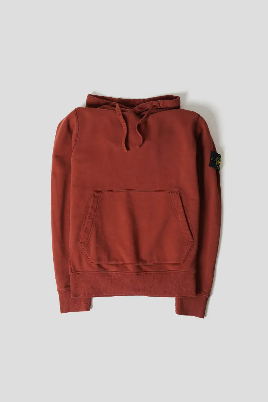SWEAT-SHIRT  CAPUCHE BRIQUE