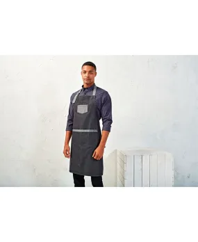 Tablier personnalisé Denim à bavette "Domain"
