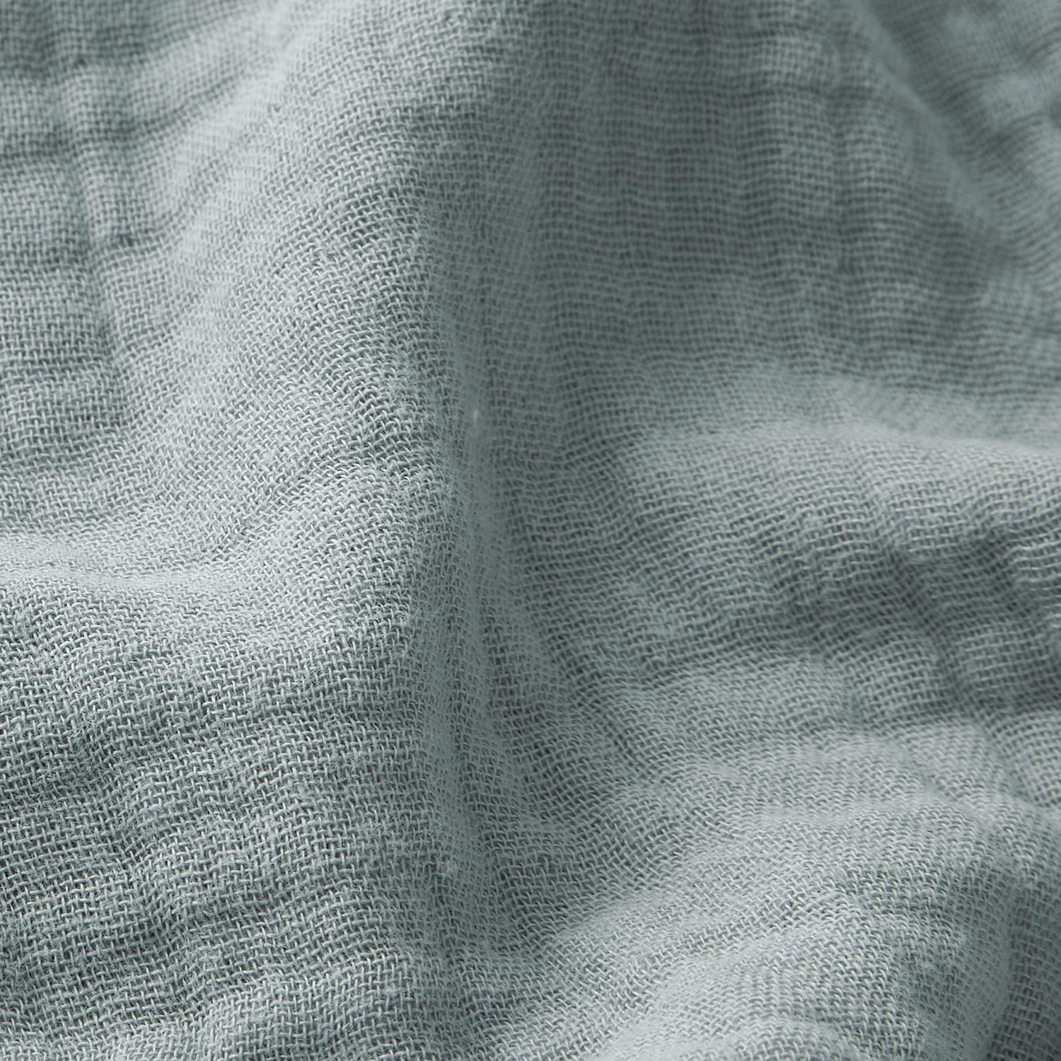 Tissu triple gaze de coton Uni – gris éléphant
